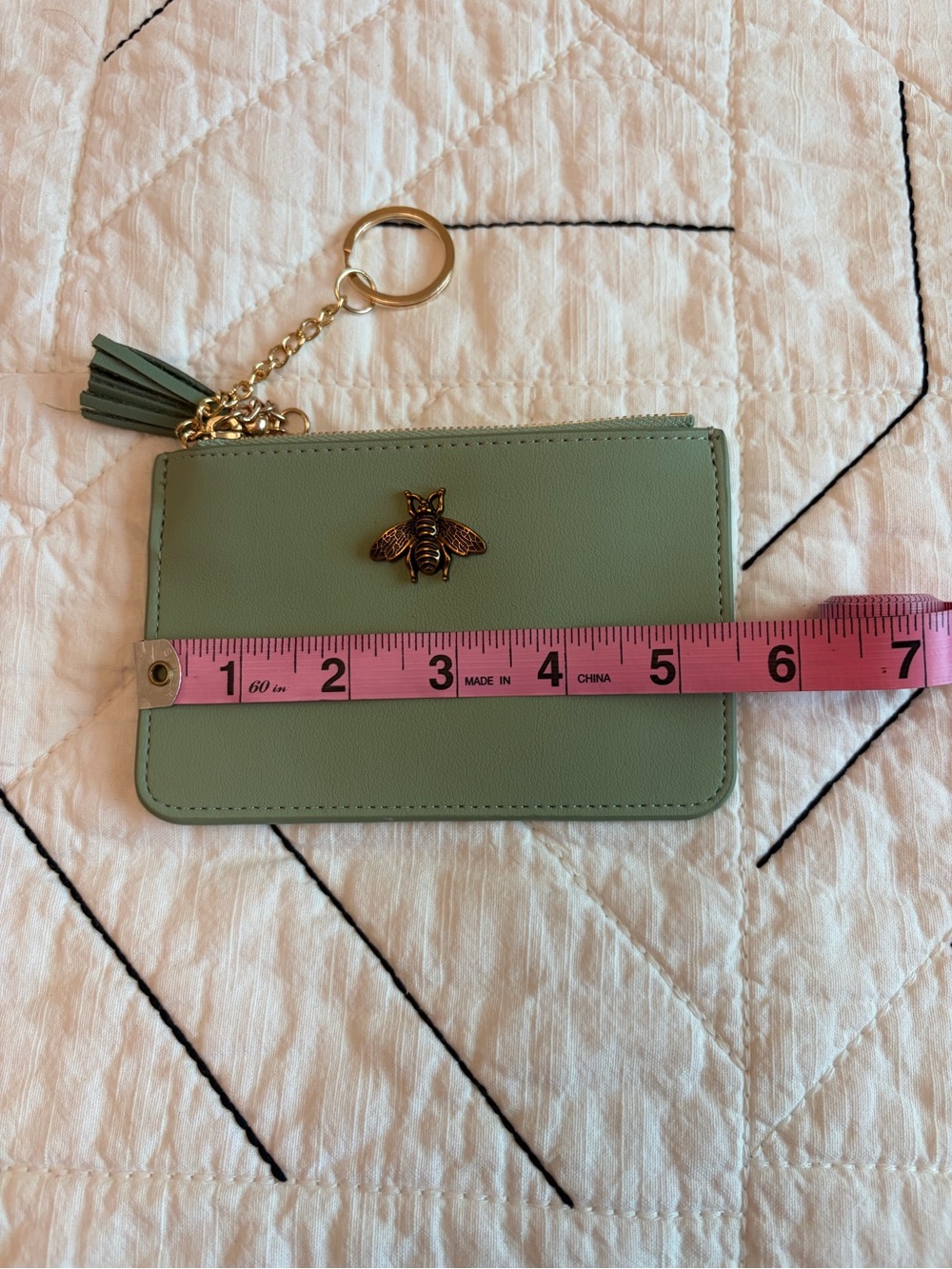 Alice Wheeler London Green Wristlet Cardholder View 5